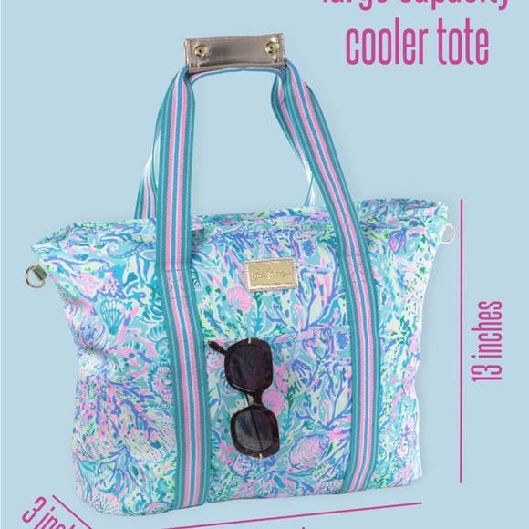 Lilly Pulitzer Soleil It On Me Picnic Cooler Tote Bag - Picture 8 of 14